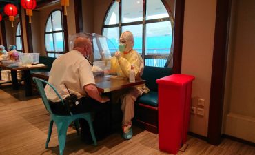 Testing onboard a Dream Cruises ship