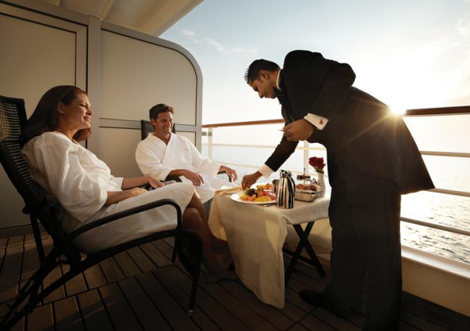 A Silversea butler