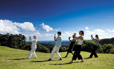 A weekend detox at Gwinganna Lifestyle Retreat, Gwinganna Tai Chi view