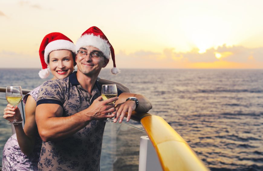 you can bring a little Christmas cheer to the crew on a cruise ship