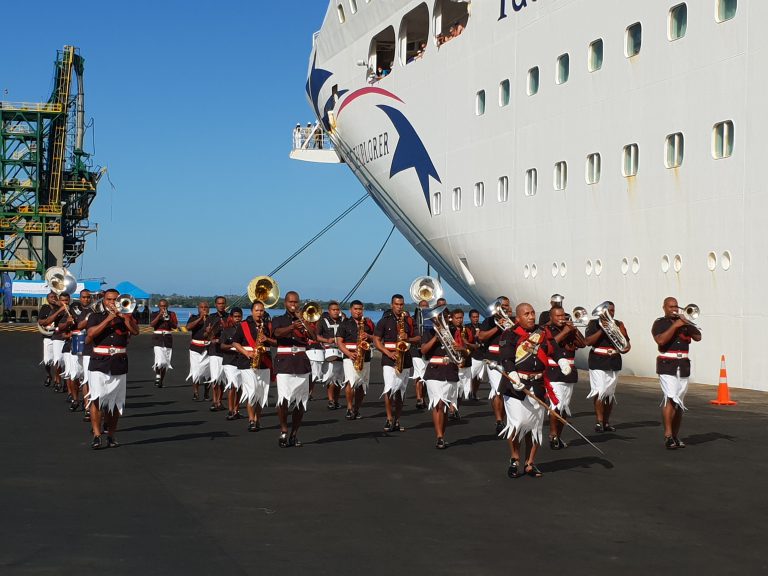 pacific explorer arrival in fiji