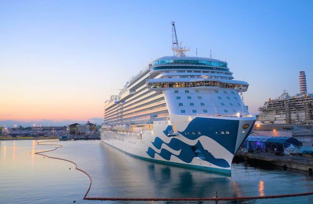 Princess officially names its latests Royal-Class ship, the Enchanted Princess