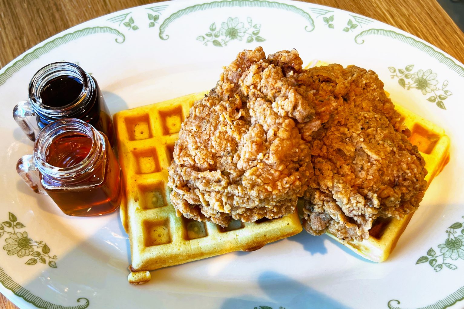 Mason Jar Chicken and Waffles