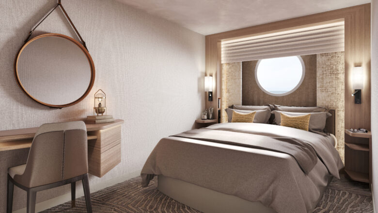 SVALBARD EXPRESS Double cabin MS Trollfjord Rendering Hurtigruten Norway