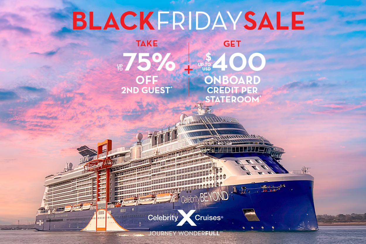 Celebrity Cruises Biggest Black Friday Sale Ever