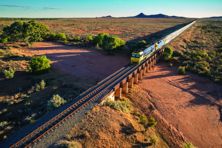 IP 1 AG IP heading east towards Broken Hill.Pinnacles mountains in background DSC6443 HR