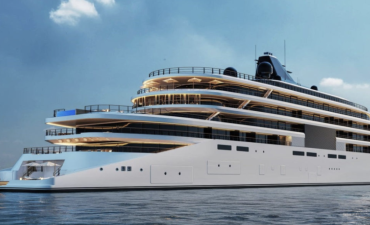 Luxury yacht.
