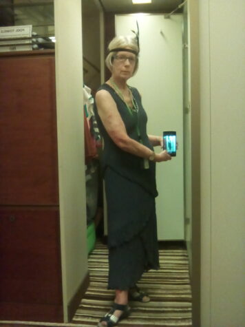 Dressed for Gatsby night