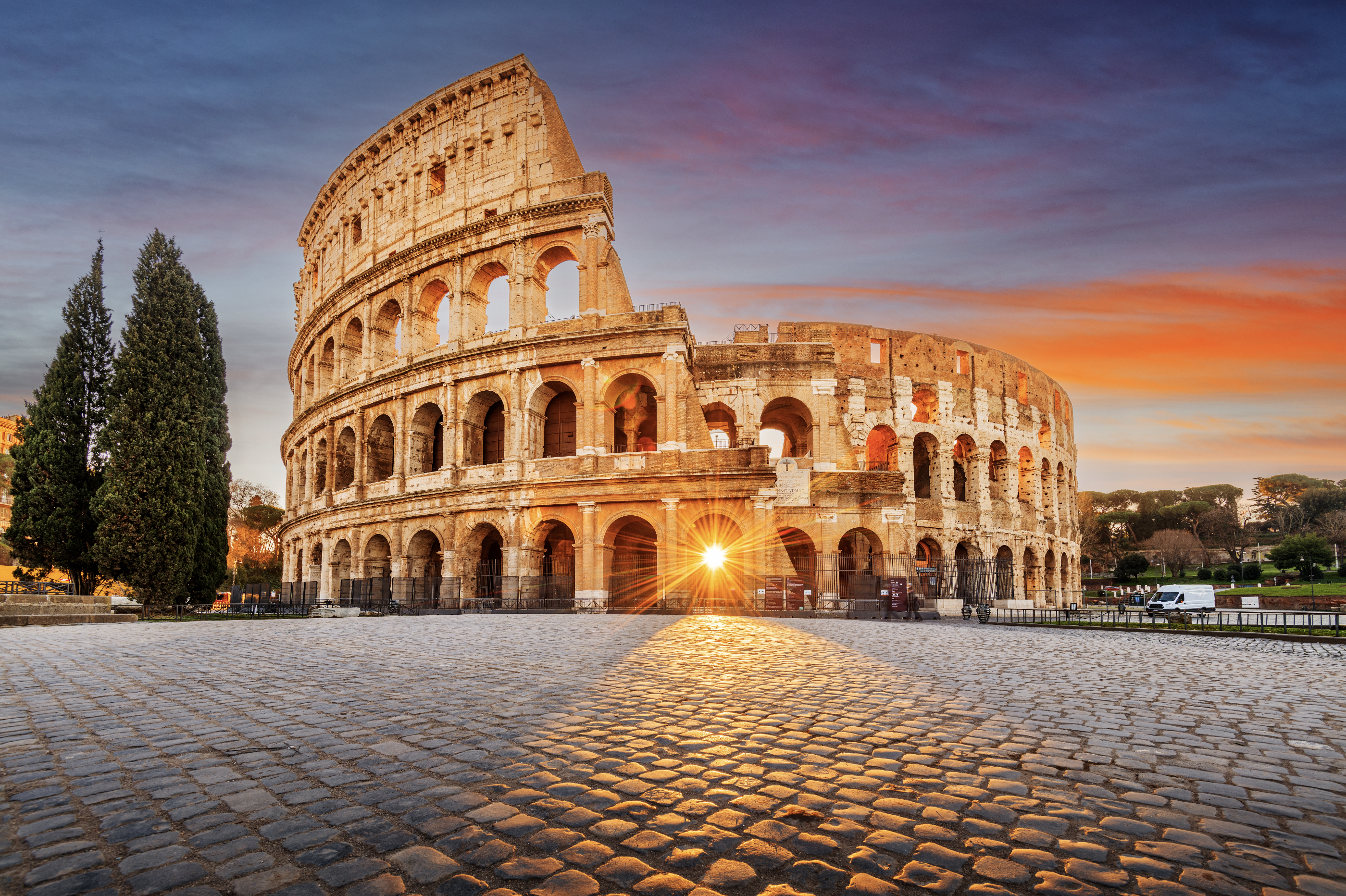 The ancient ruins of Rome