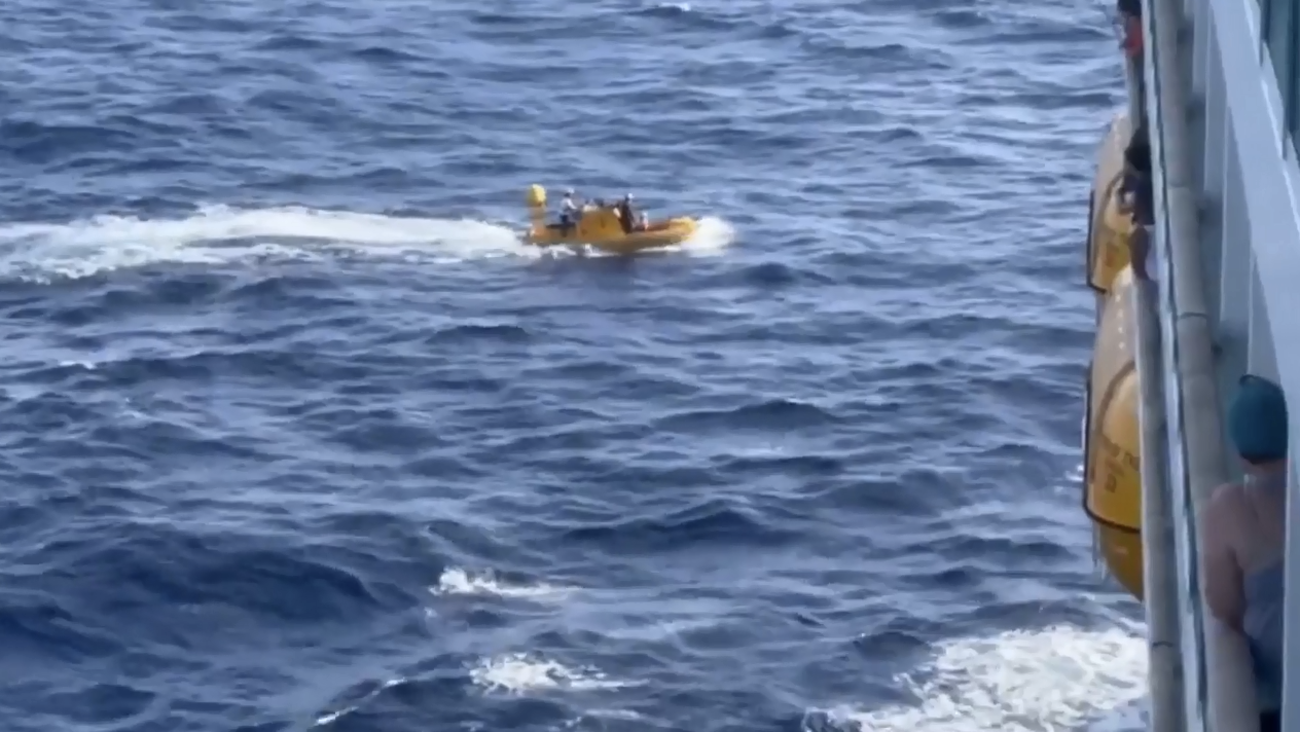 Woman rescued from Mariner of the Seas