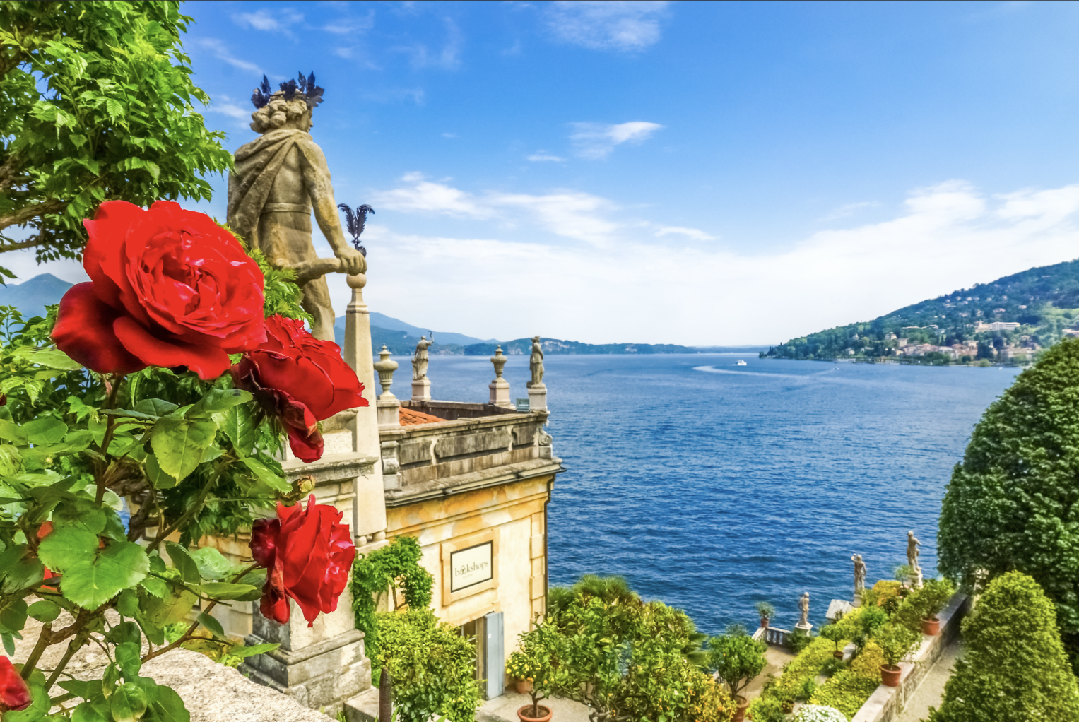 The majestic Lake Maggiore. 