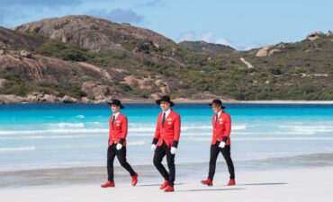 Cunard bell boys in Australia