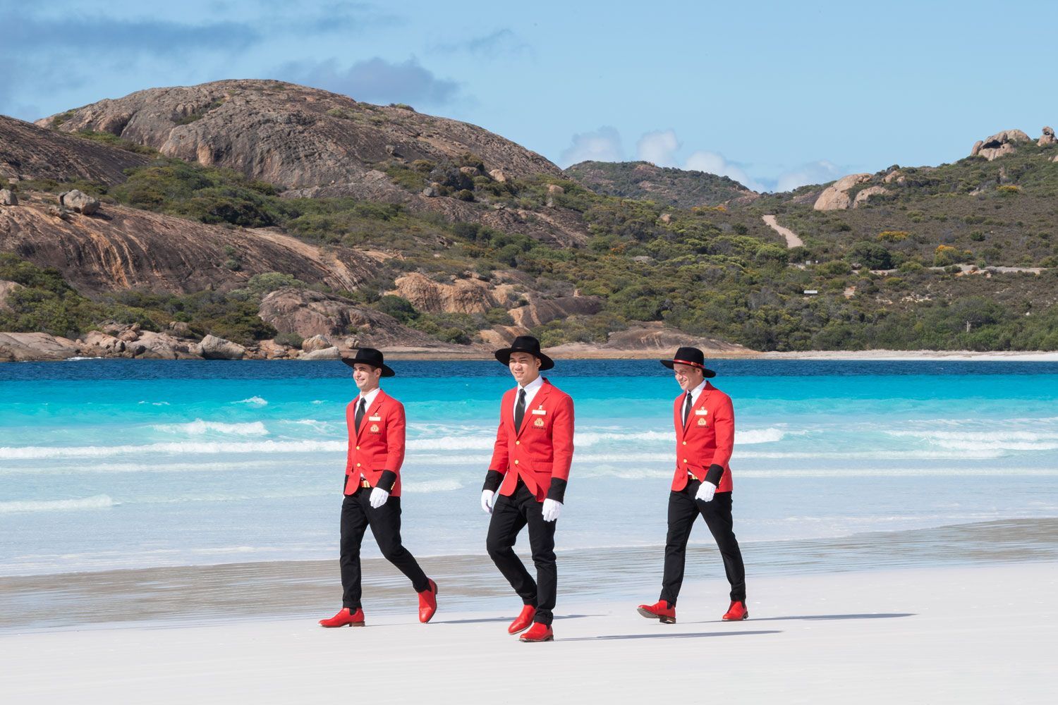 Cunard bell boys in Australia
