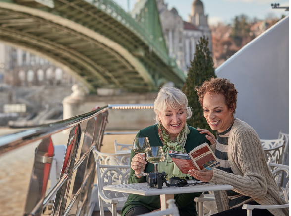 Enjoy Budapest from the sundeck of your Uniworld journey.