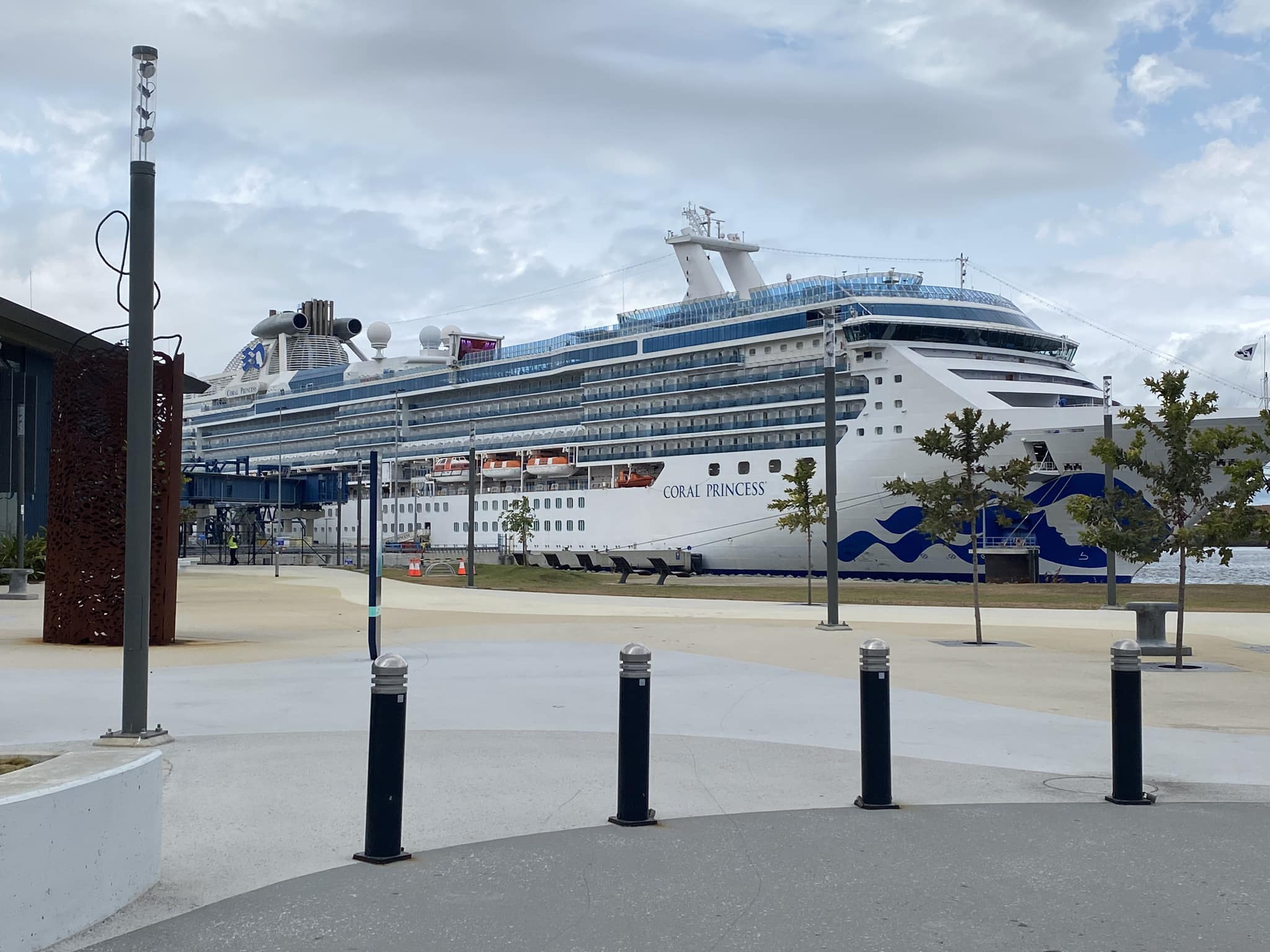 Coral Princess ready to depart Brisbane