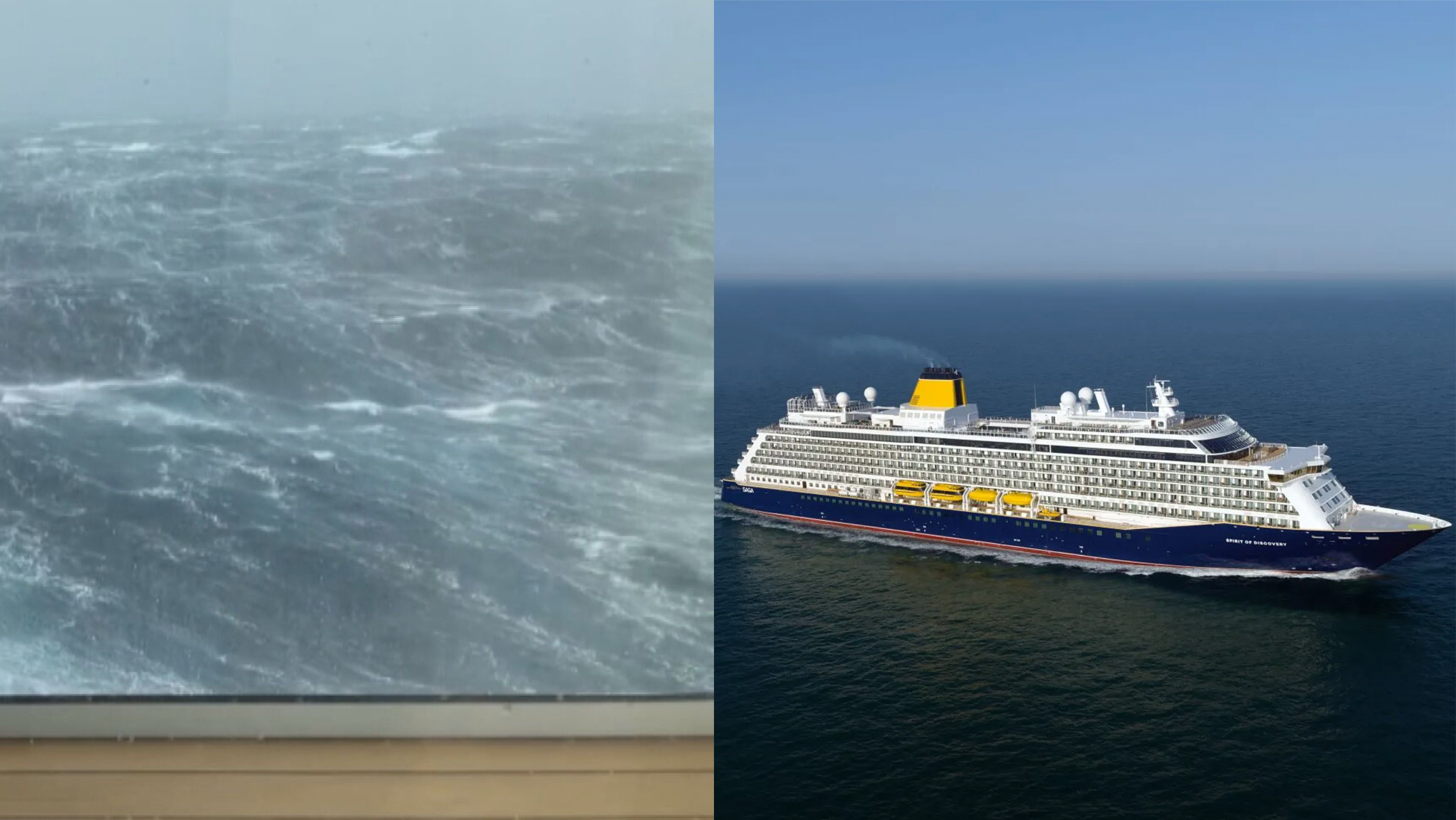 Saga Cruise Ship Storm