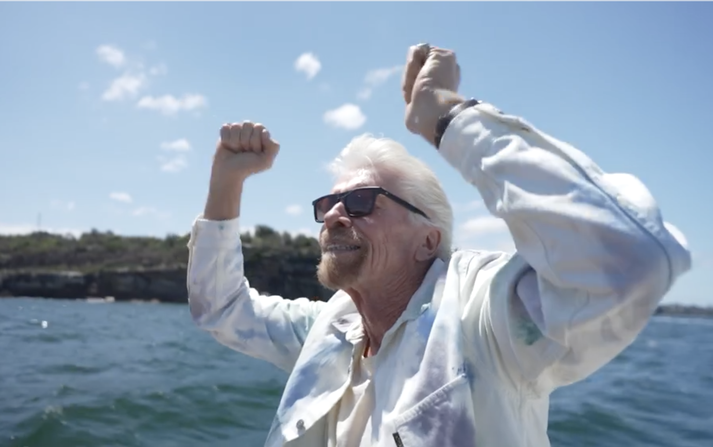 Richard Branson in Sydney