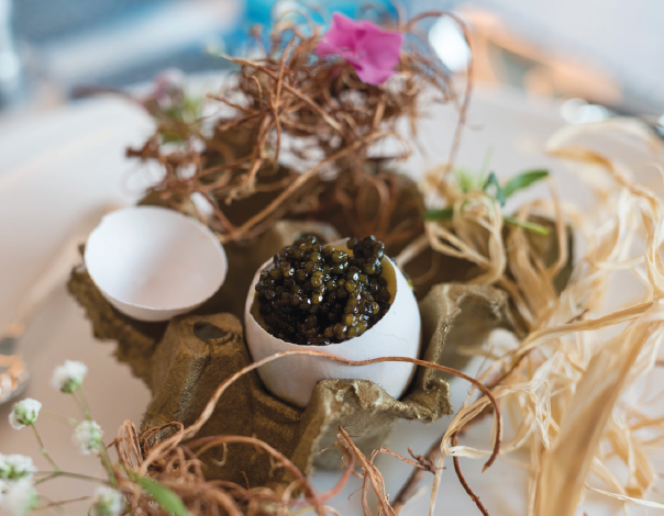 Crystal Mozart's opulent food on their cruises