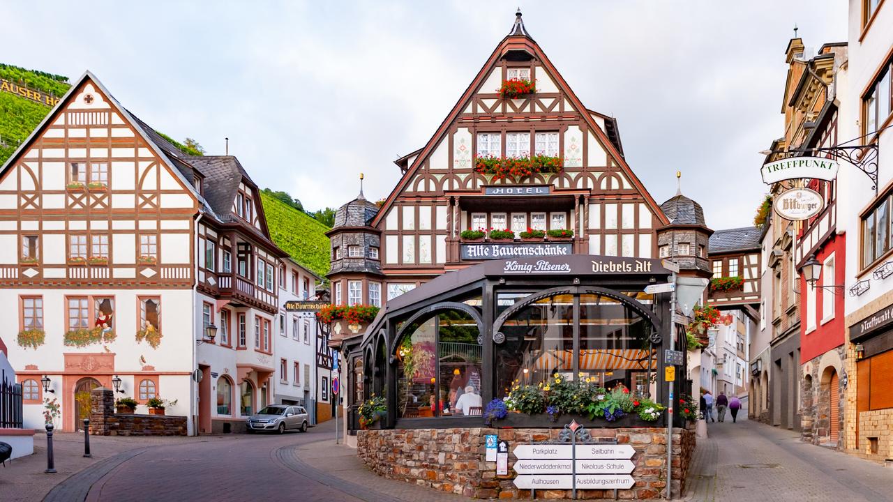 Rüdesheim is one of the stops along the Teeming Rhine river cruise