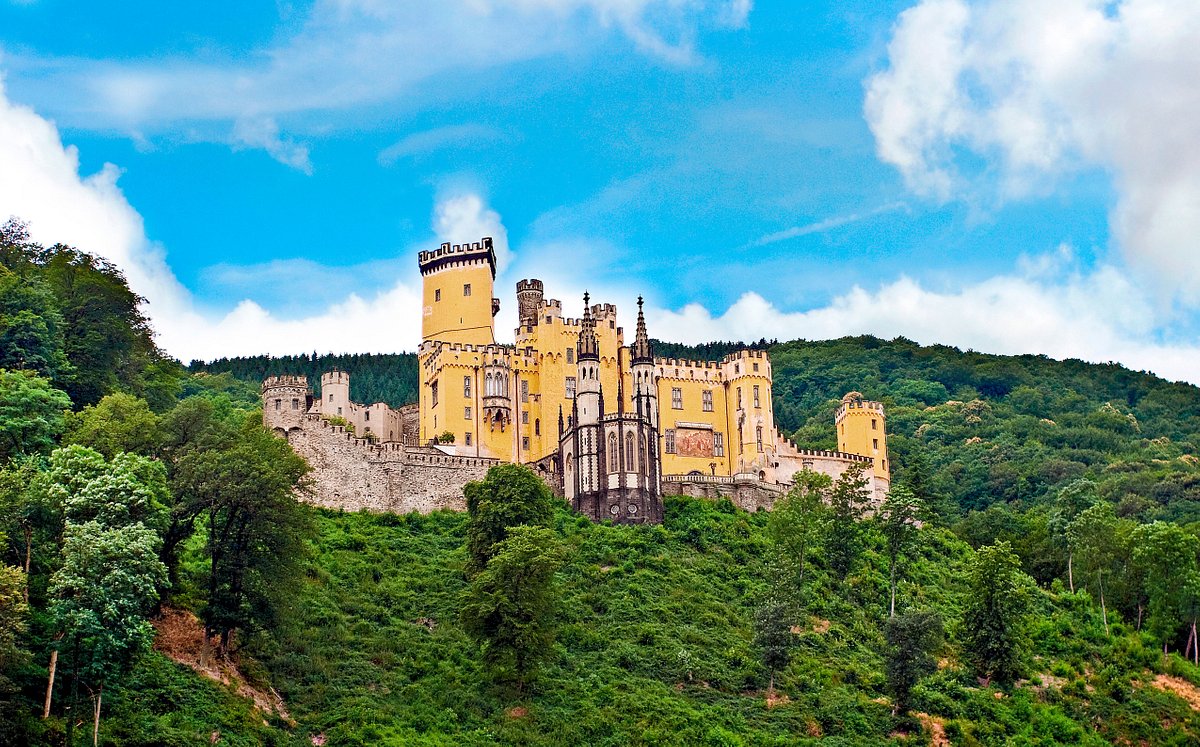 Stolzenfels Castle is known for its beautiful gardens and views