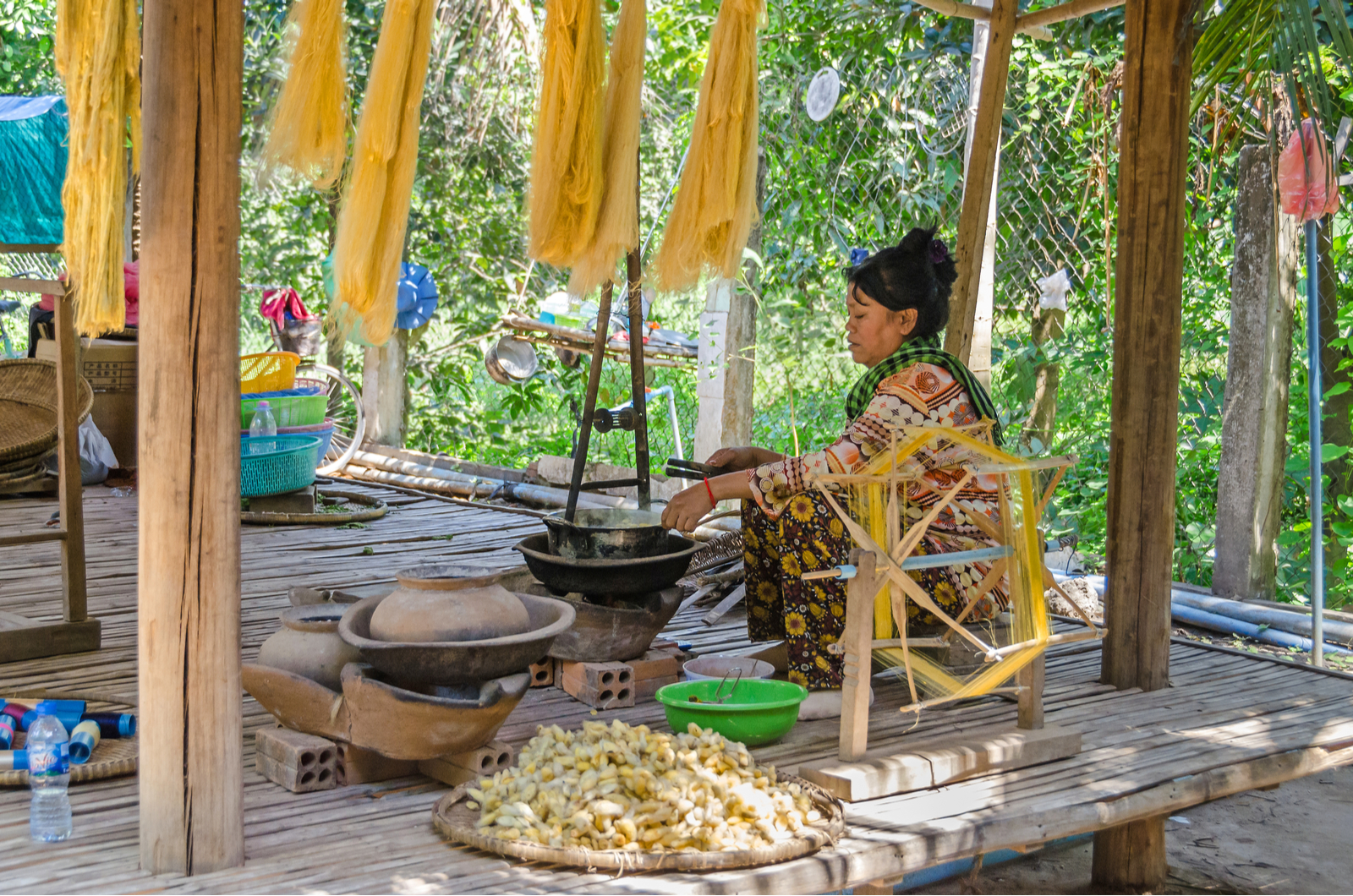 cambodia silk weaver chong koh 1