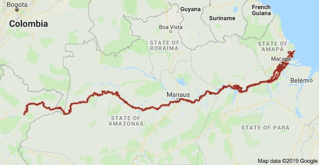 map amazon