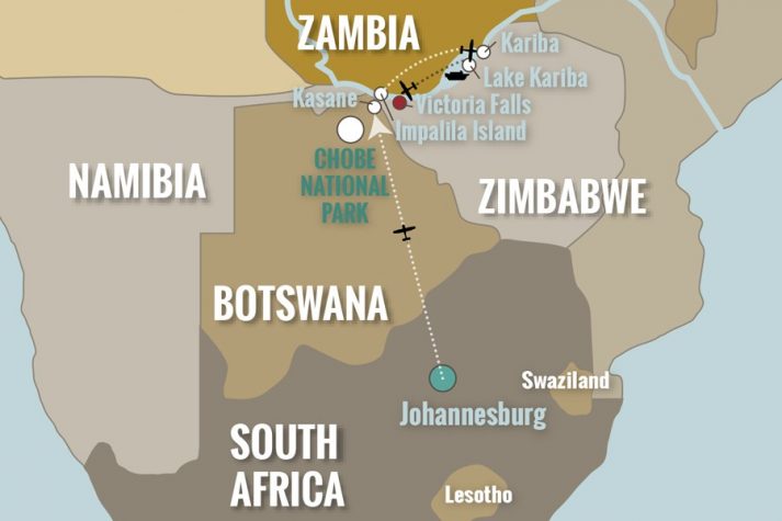Teeming Africa itinerary