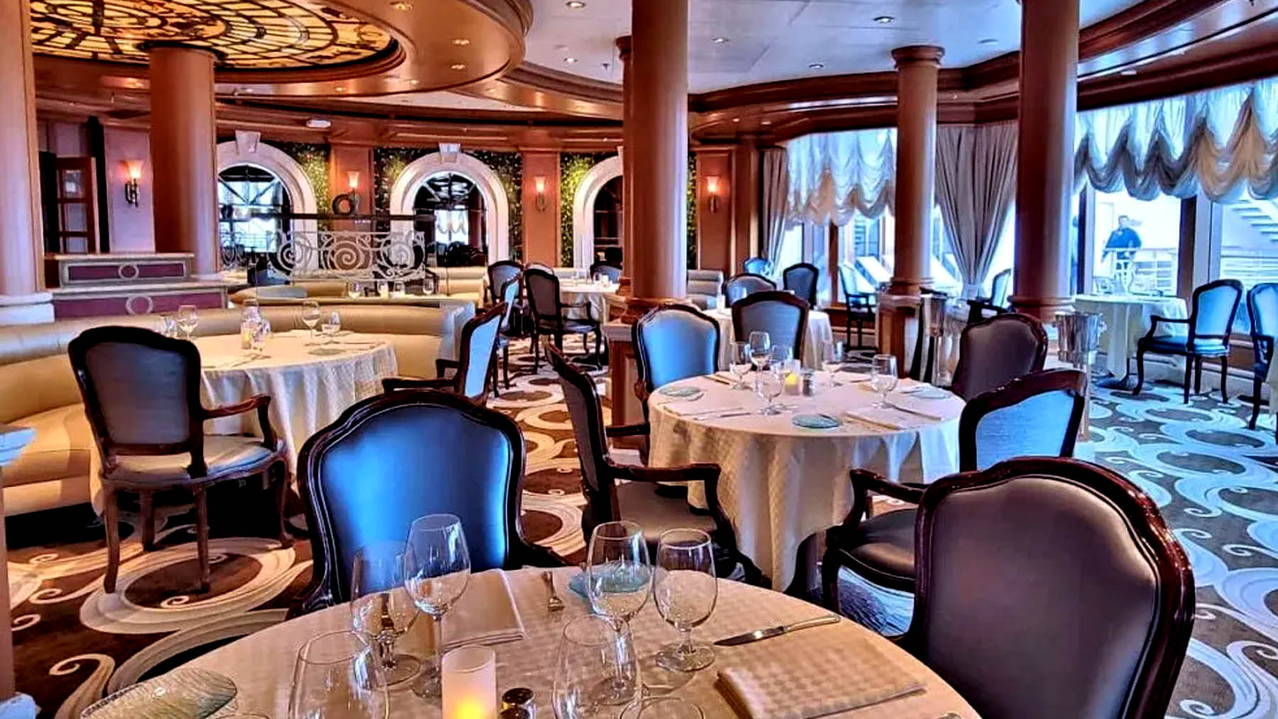 Crown Princess' Sabatini's Trattoria specialty restaurant. 