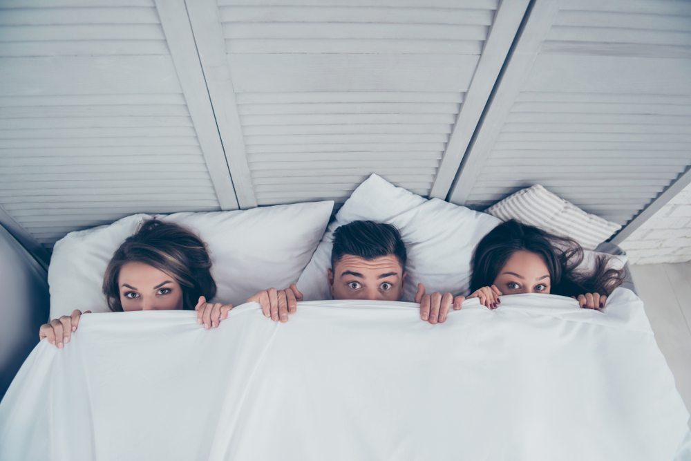 A threesome on a swingers cruise