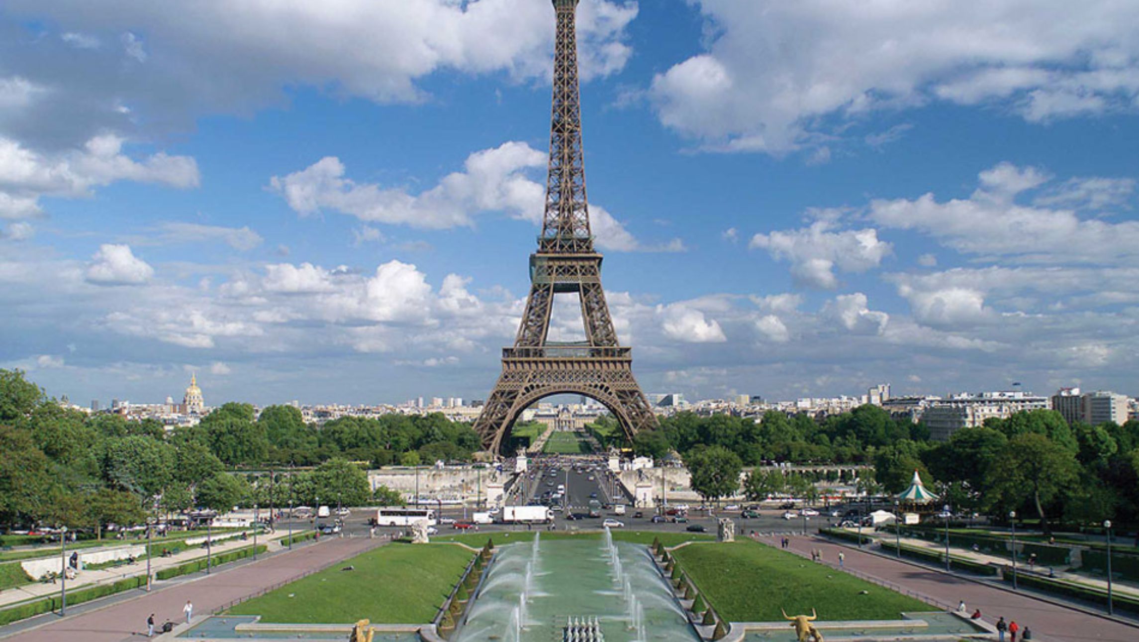 paris to prague river cruise itinerary: Paris's landmark Eiffel Tower