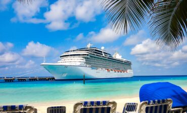 A cruise ship in the Caribbean. Australia's cruise ships