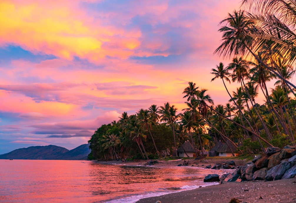 A sunset in Noumea.