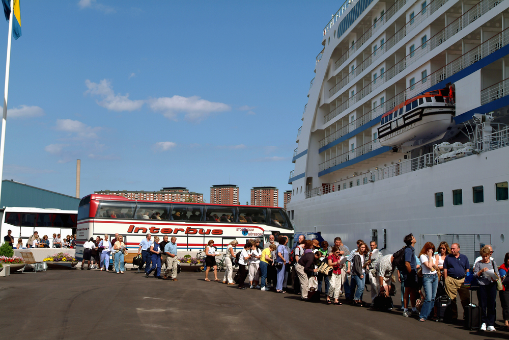 Cruise-liner,At,Quay-side Alaska