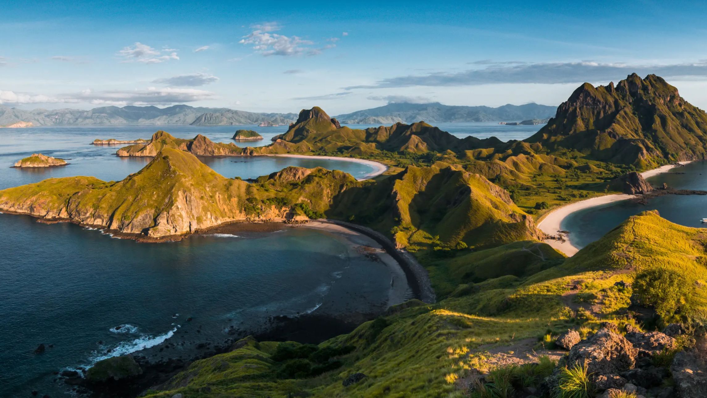 A landscape in Indonesia.
