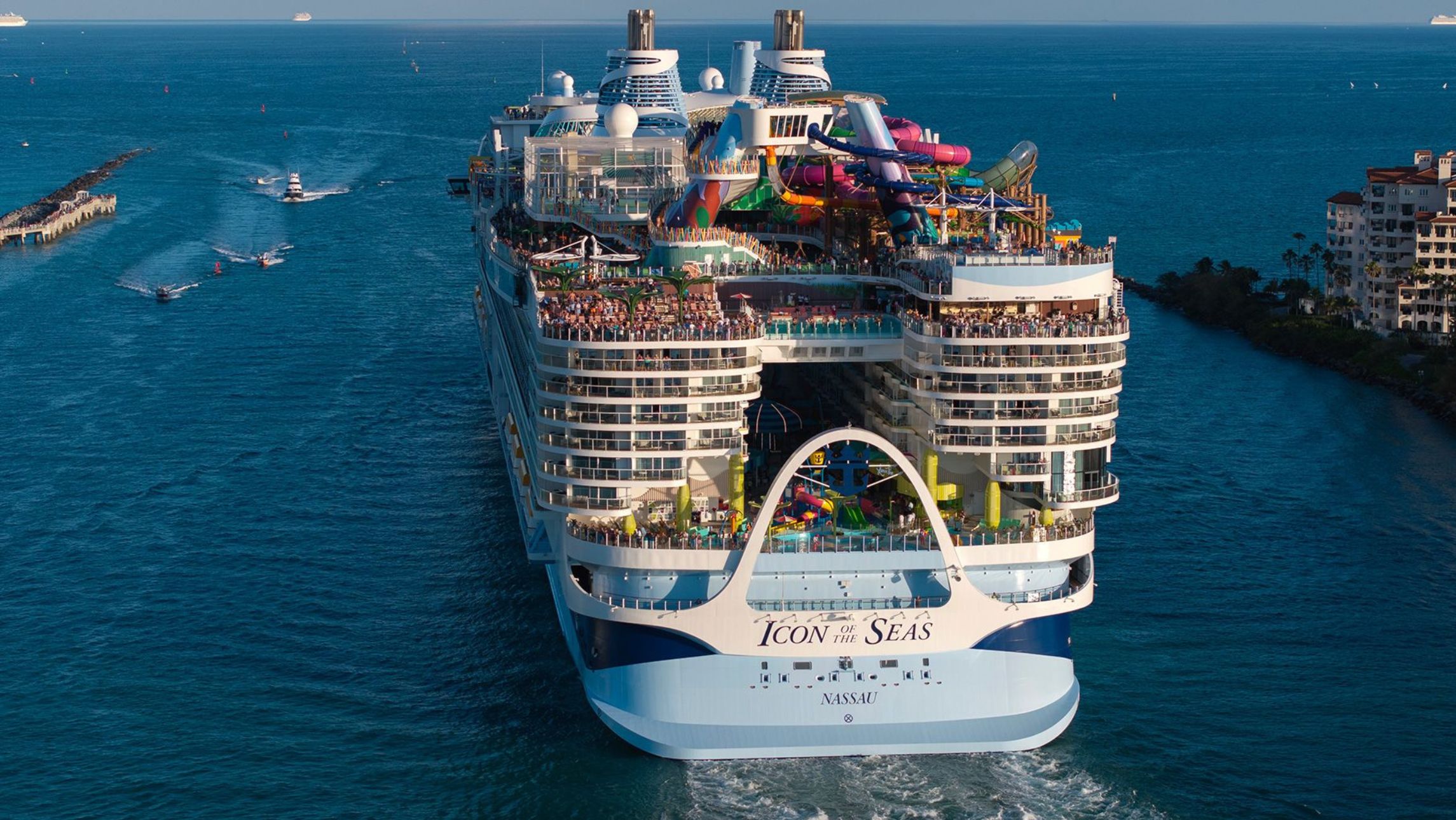 Icon of the Seas fire
