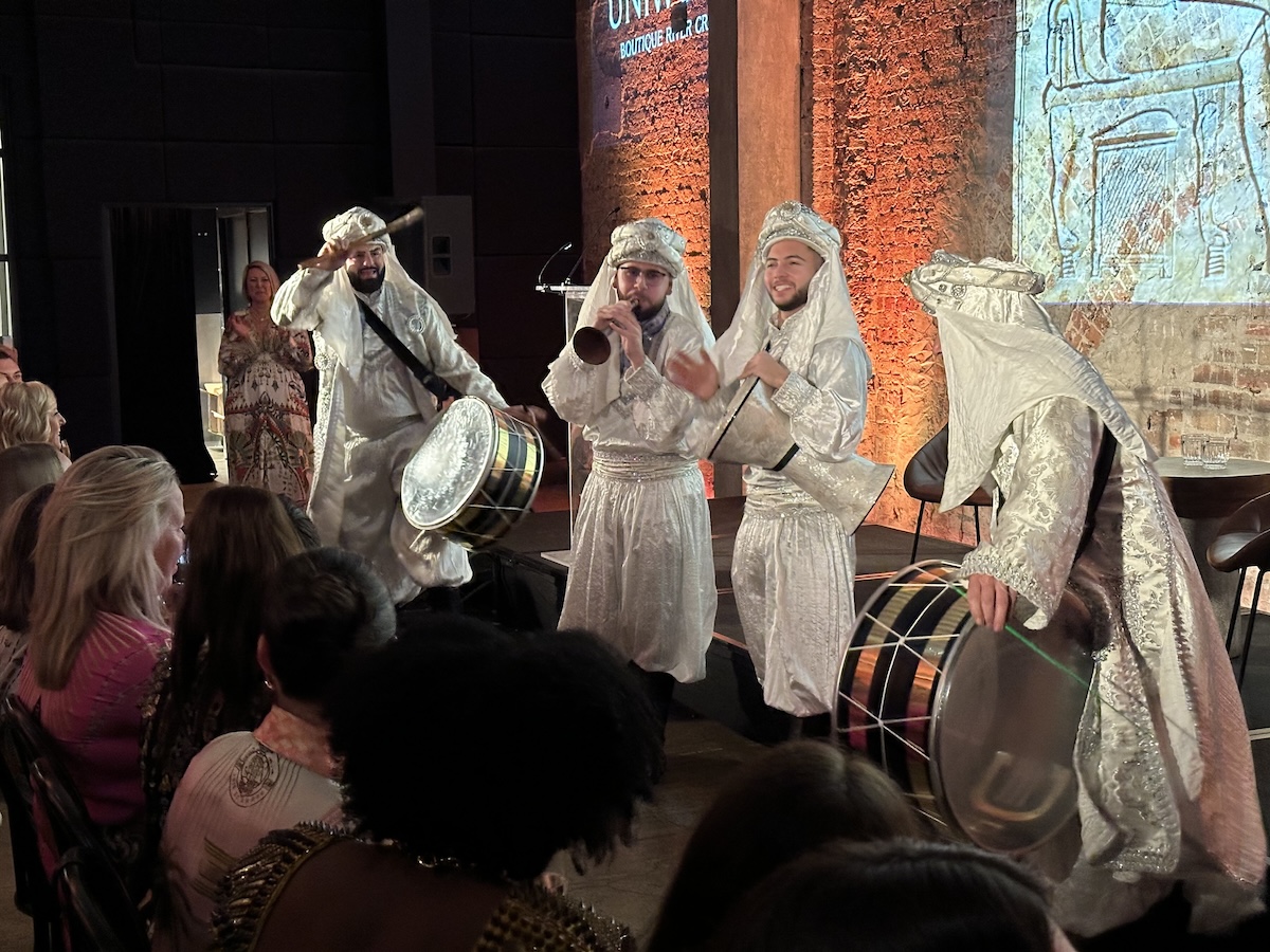 Egyptian band at uniworld party