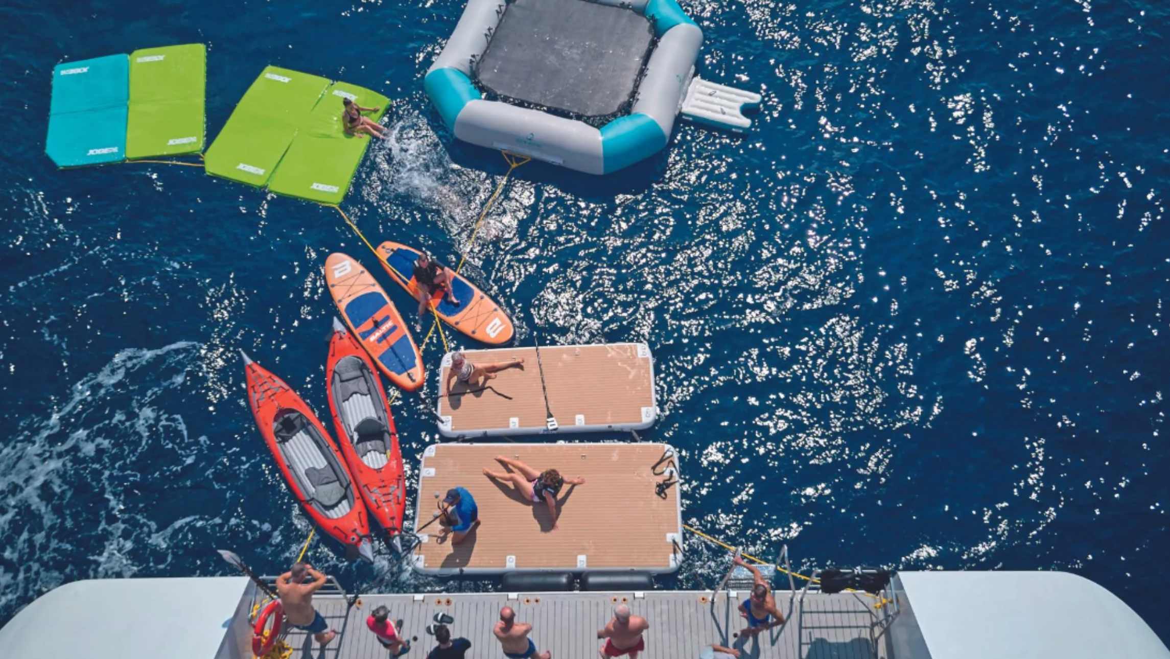 Emerald sakara watersports deck