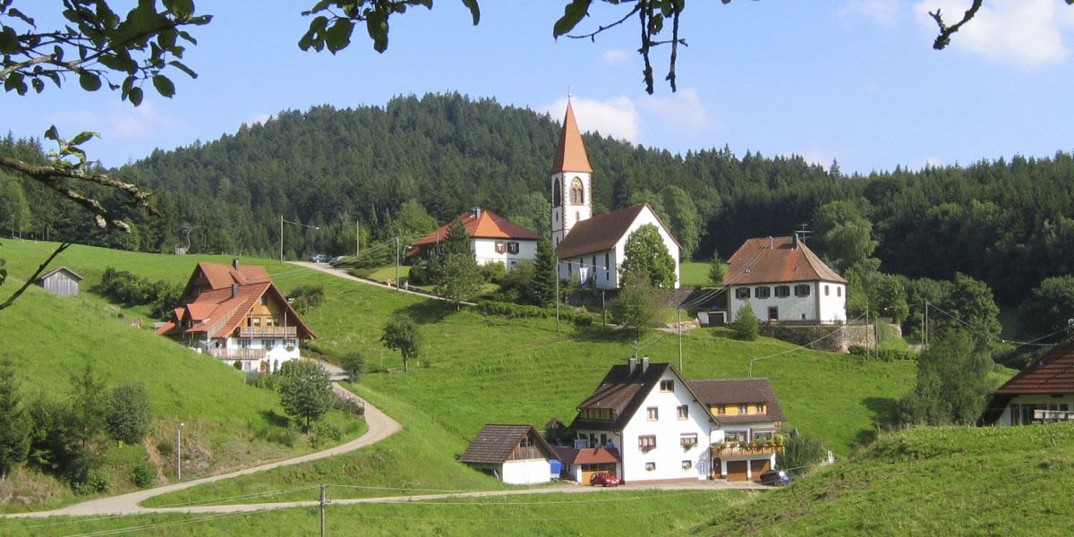 The beautiful scenery of the Black Forest in Germany