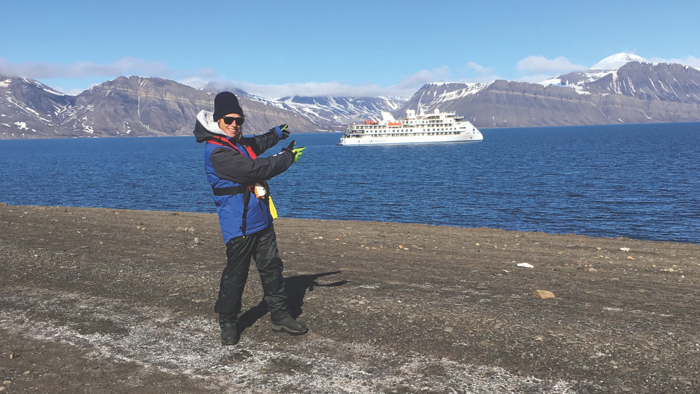 Jane Archer on her expedition cruise with Aurora Expeditions