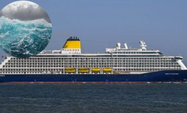The Sprit of Island cruise ship.