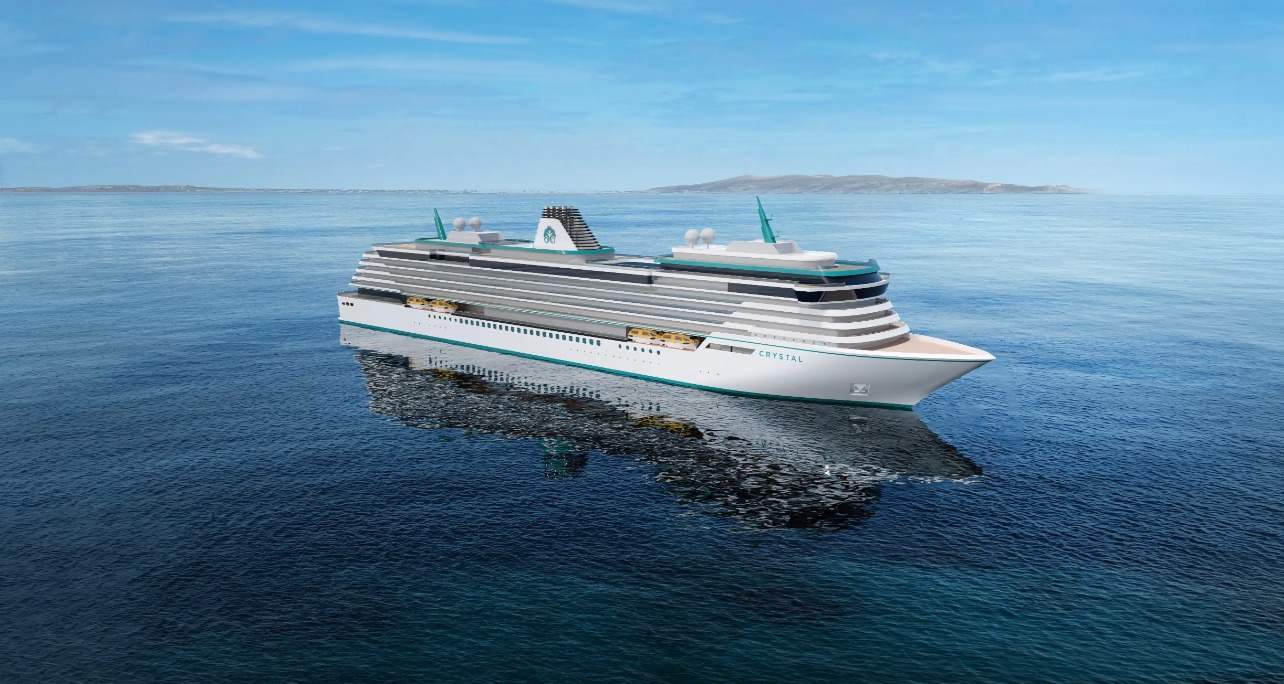 Renderings of Crystal Cruise new ship.